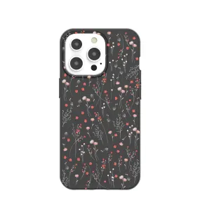 Black Night Garden iPhone 13 Pro Case