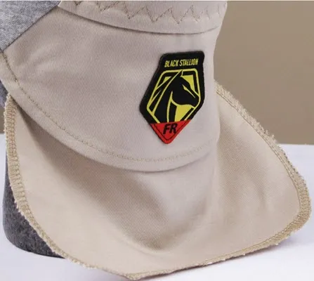 Black Stallion Gray/Stone Khaki Welding Cap AH1630-GS