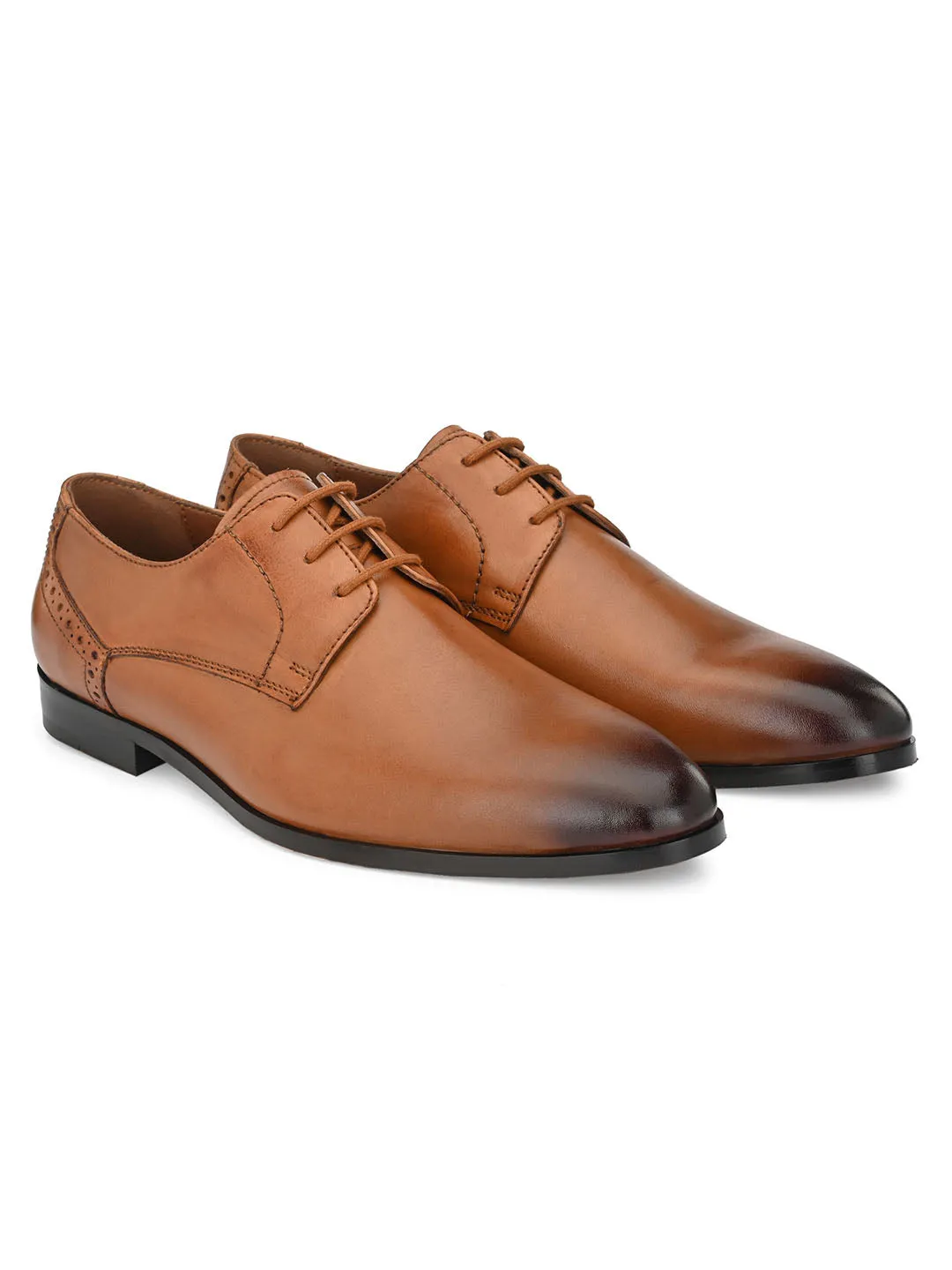 Blake Tan Derby Shoes