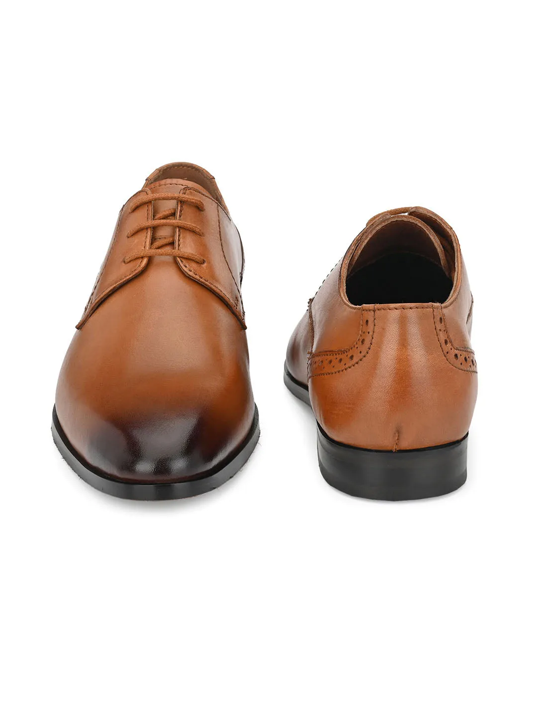 Blake Tan Derby Shoes