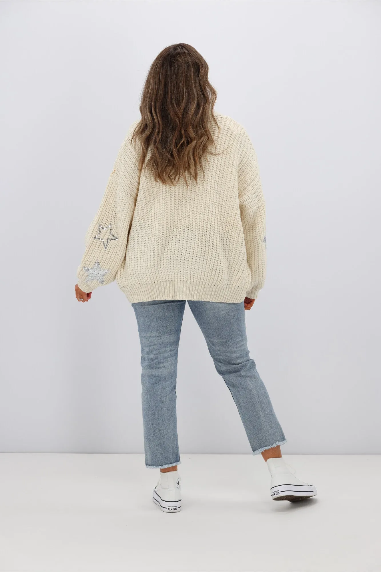 Boho Australia Alya Cardigan Milk Way