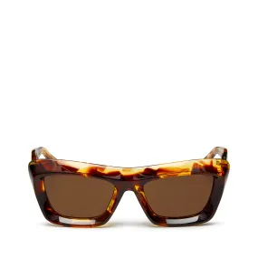 Bottega Veneta - Classic Cat Eye Sunglasses - (Tortoise)