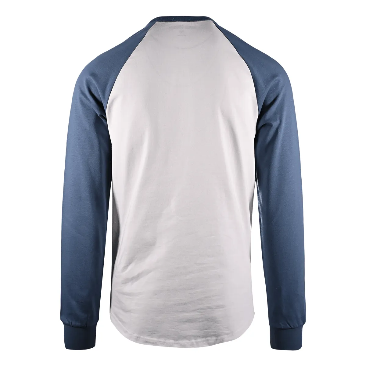 Branded  Men's T-Shirt Blue #1 Race Raglan Graphic Long Sleeve (S28)