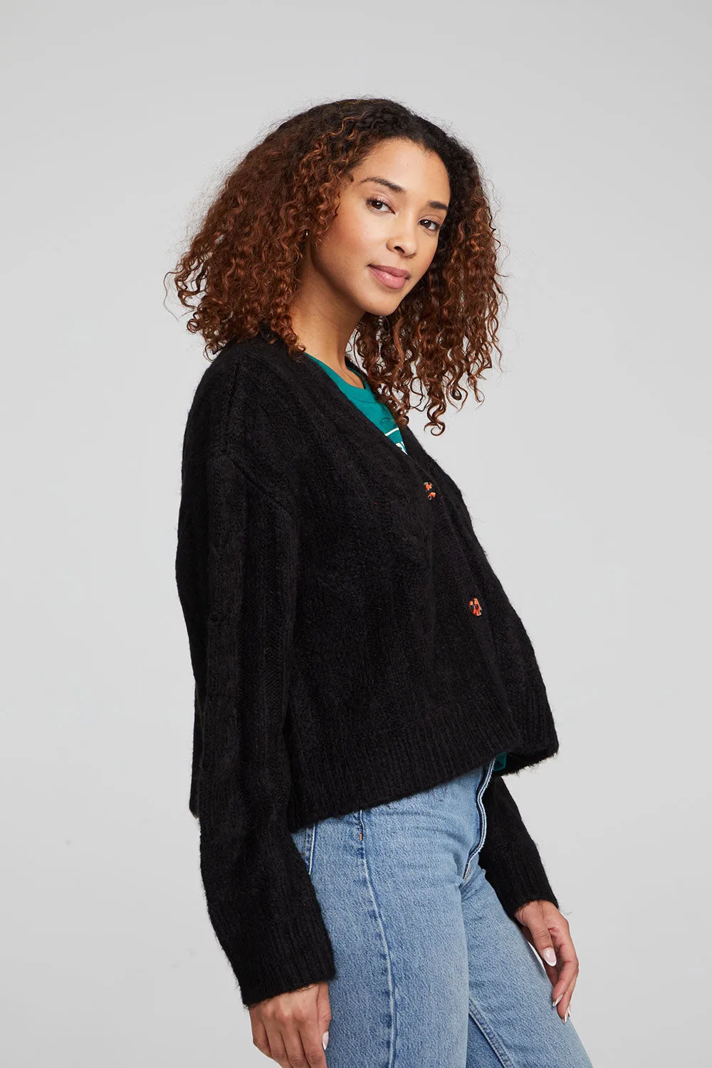 Bridge Black Onyx Cardigan