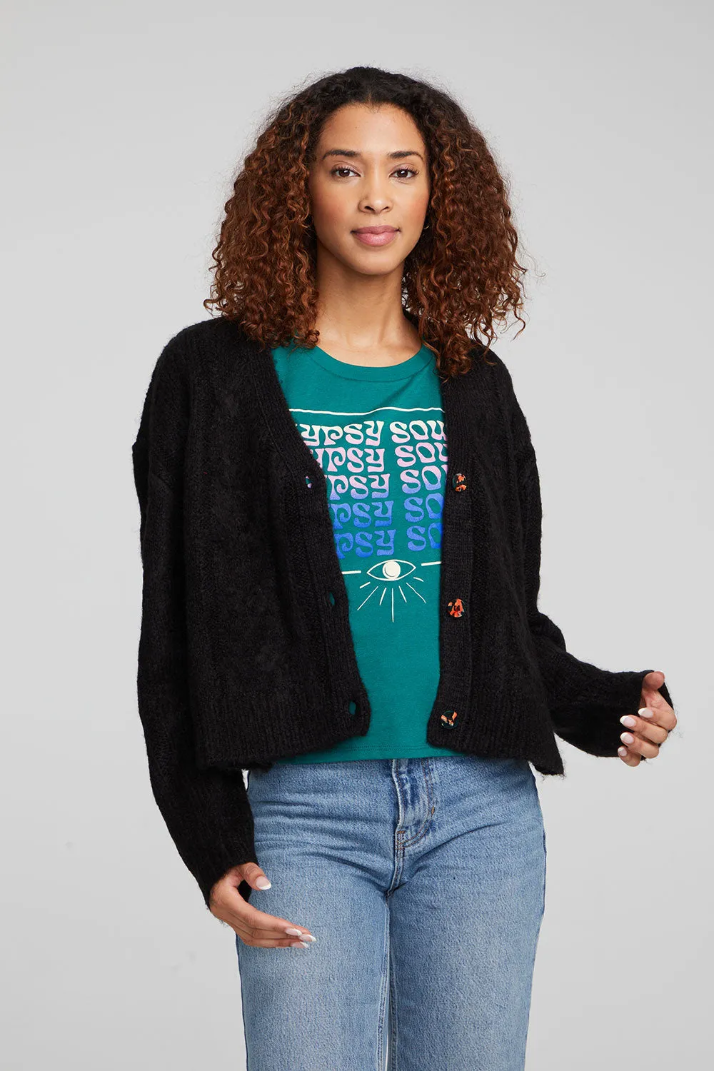 Bridge Black Onyx Cardigan