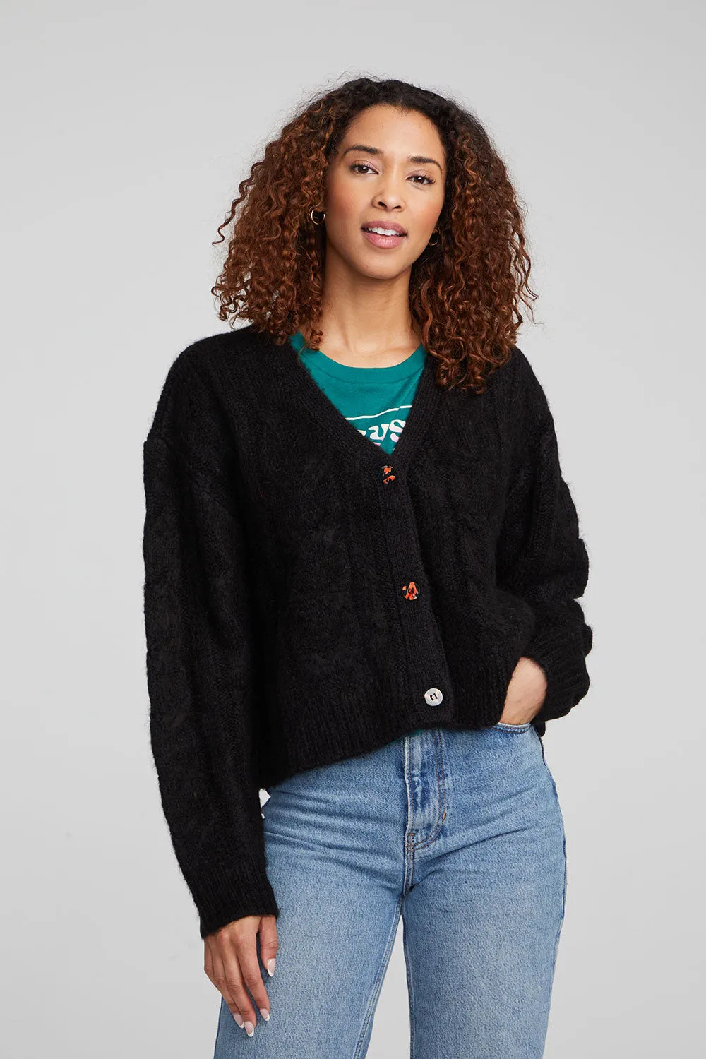 Bridge Black Onyx Cardigan