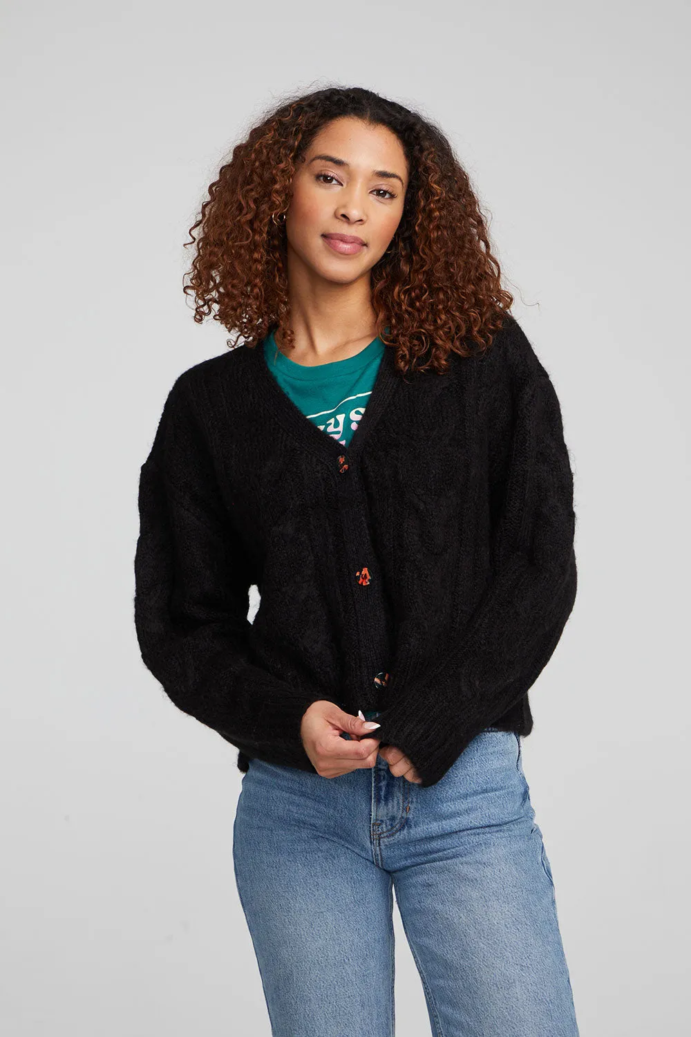 Bridge Black Onyx Cardigan