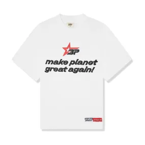 Broken Planet Market Make Planet Great Again T-Shirt White