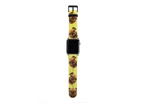 Brussels Griffon Bright Yellow Apple Watch Strap