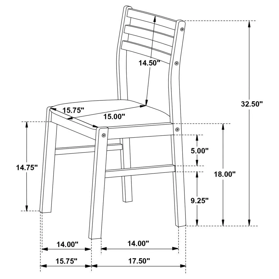 Bucknell 3-Piece Dining Set With Drop Leaf Natural And Tan