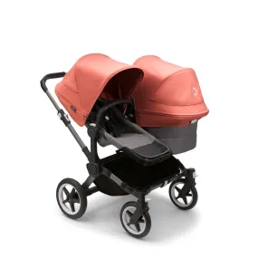 Bugaboo Donkey 5 Duo - Graphite/Grey Melange/Sunrise Red