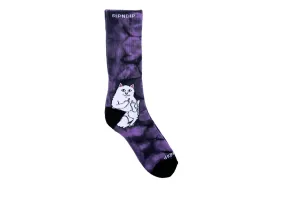 Calcetin Ripndip Socks Lord Nermal Unisex Purpura