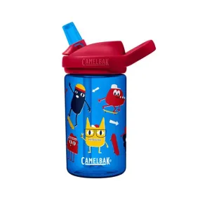 CamelBak Eddy  Kids 400ML Straw Water Bottle - Skate Monsters