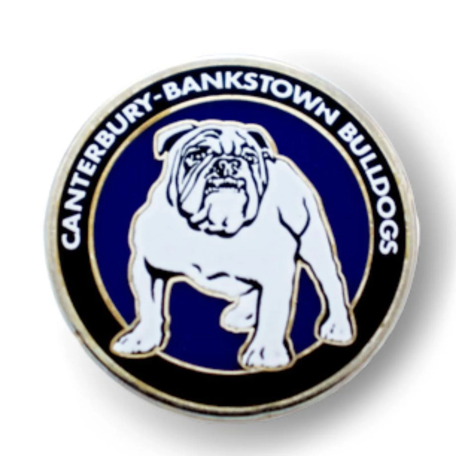 Canterbury Bansgstan Bulldogs NRL Heritage Team Metal Logo Pin Badge