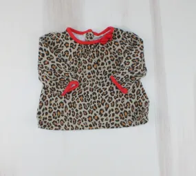 CARTERS ANIMAL PRINT TOP 6M EUC