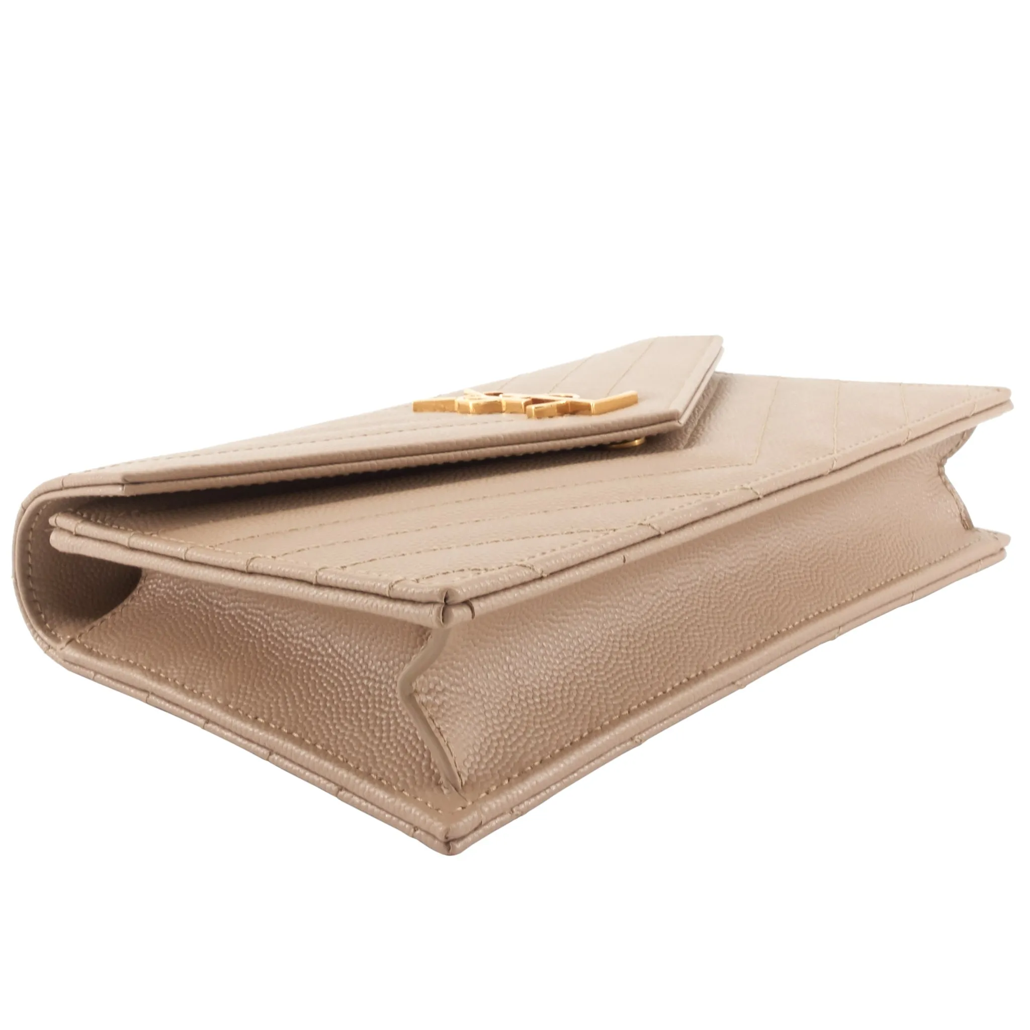 Cassandre Grain de Poudre Leather Wallet on Chain Bag