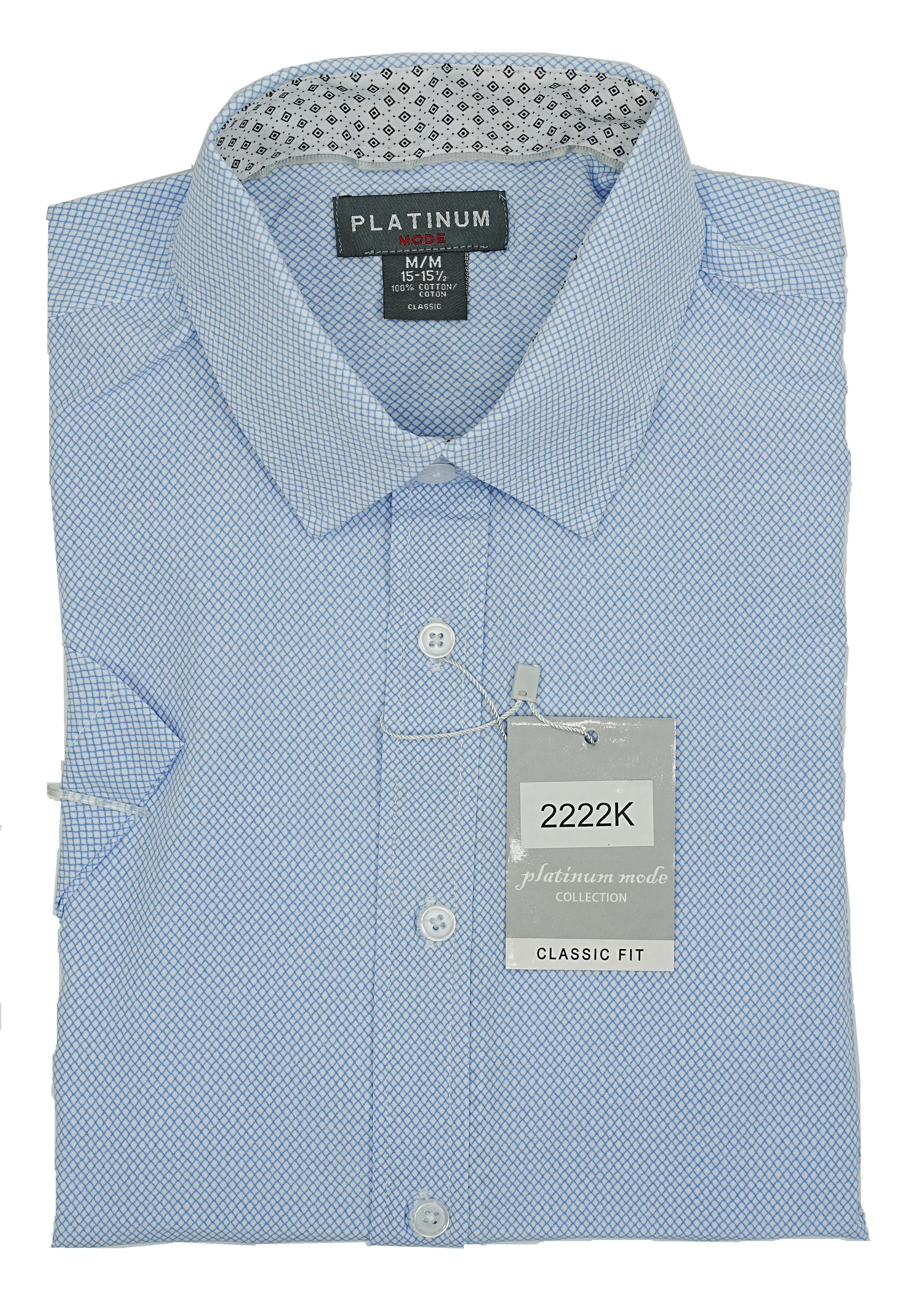 CASUAL S/S SPORT SHIRT LIGHT BLUE