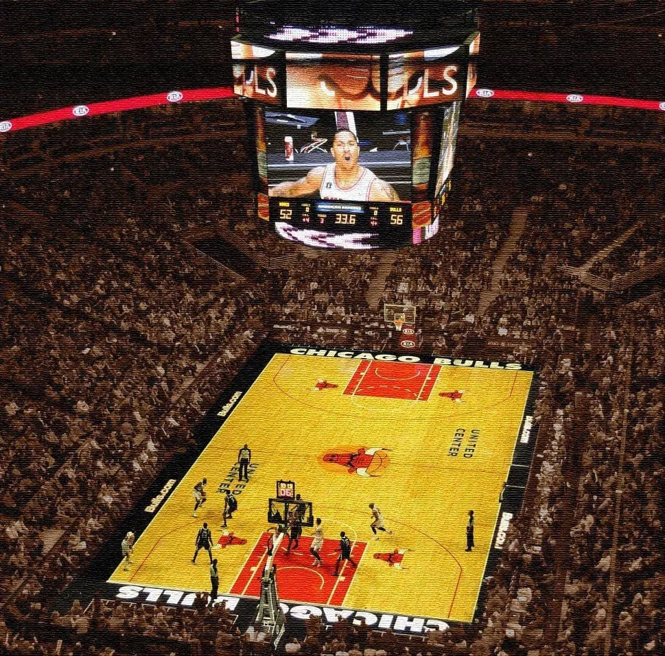 Chicago Bulls Stadium Canvas Wall Art