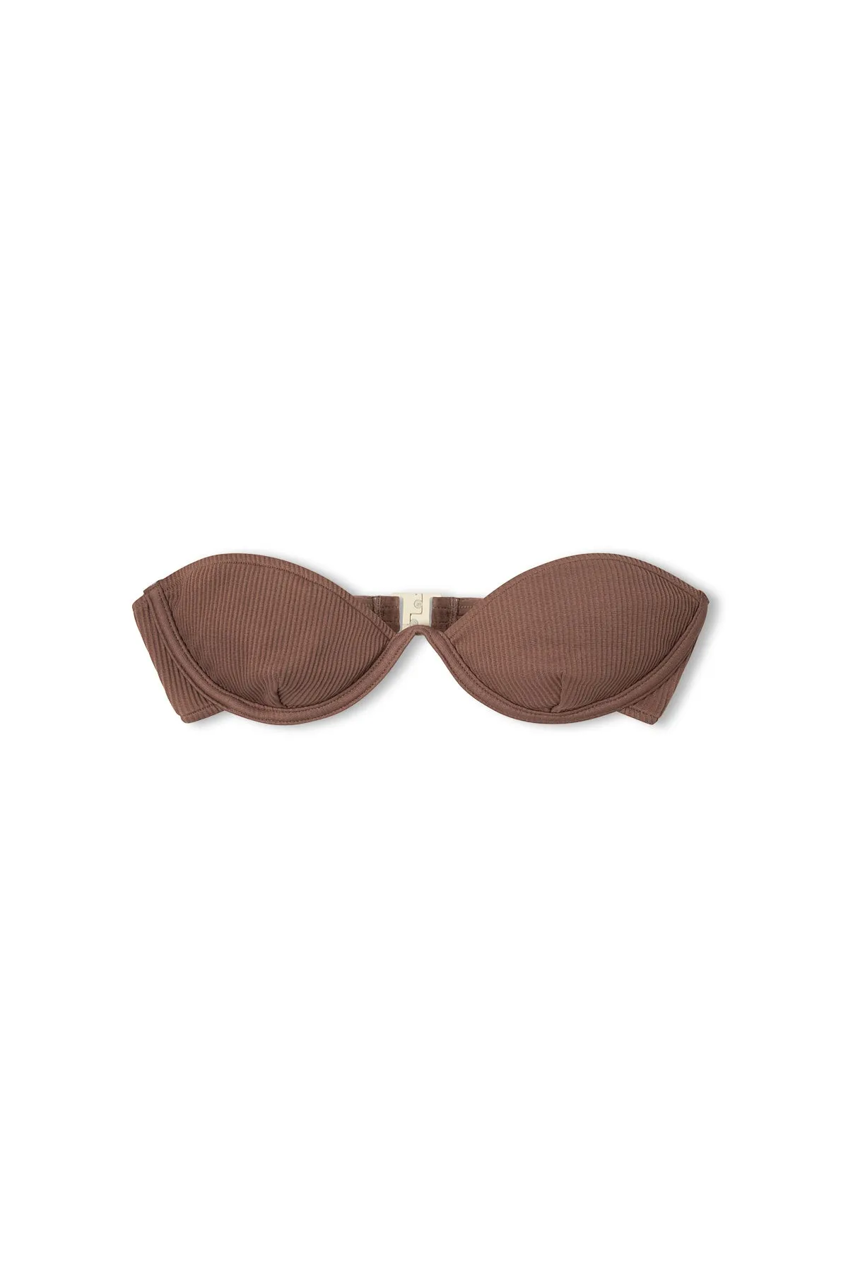 Chocolate Rib Balconette Bra Cup