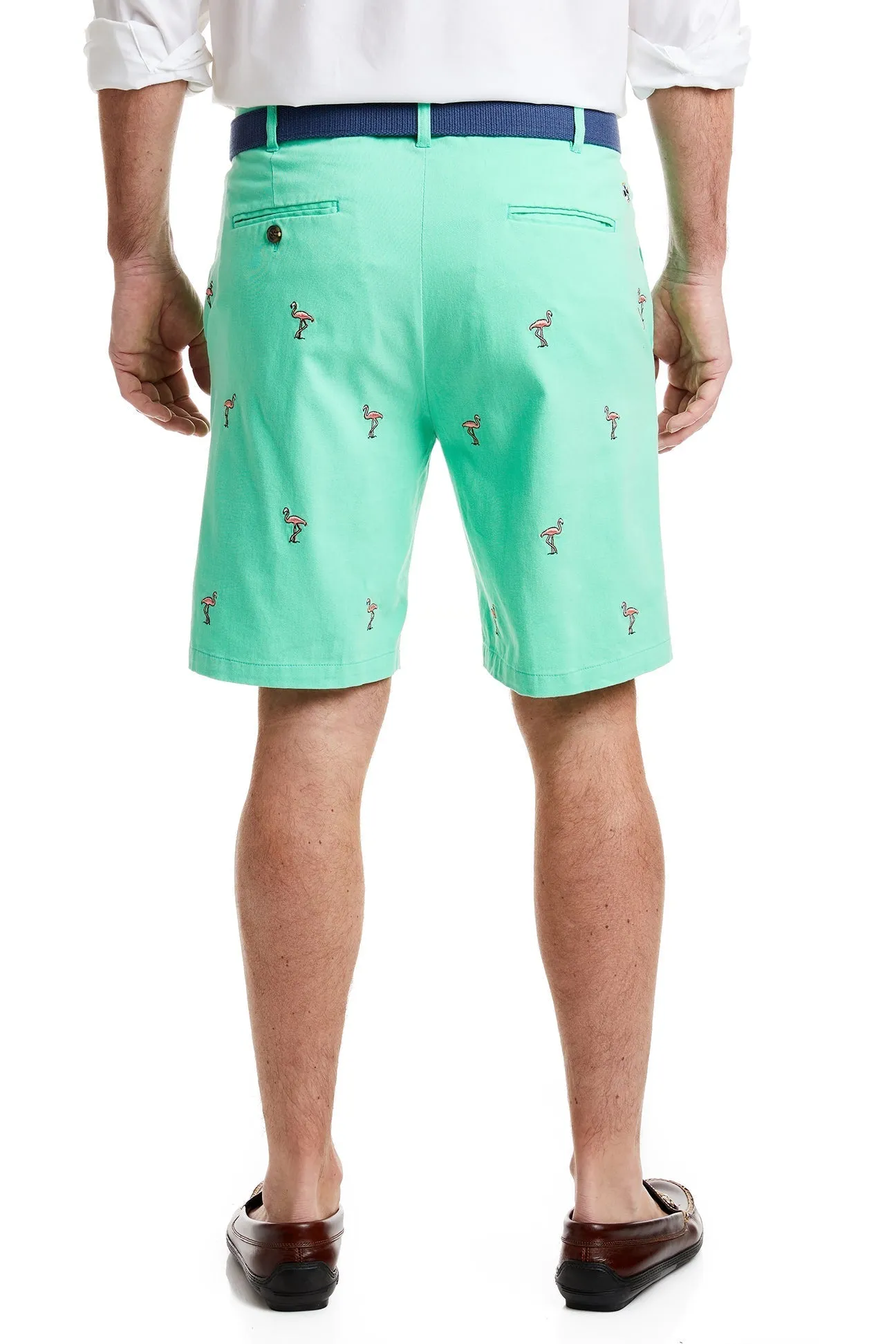 Cisco Short Spring Green with Flamingo