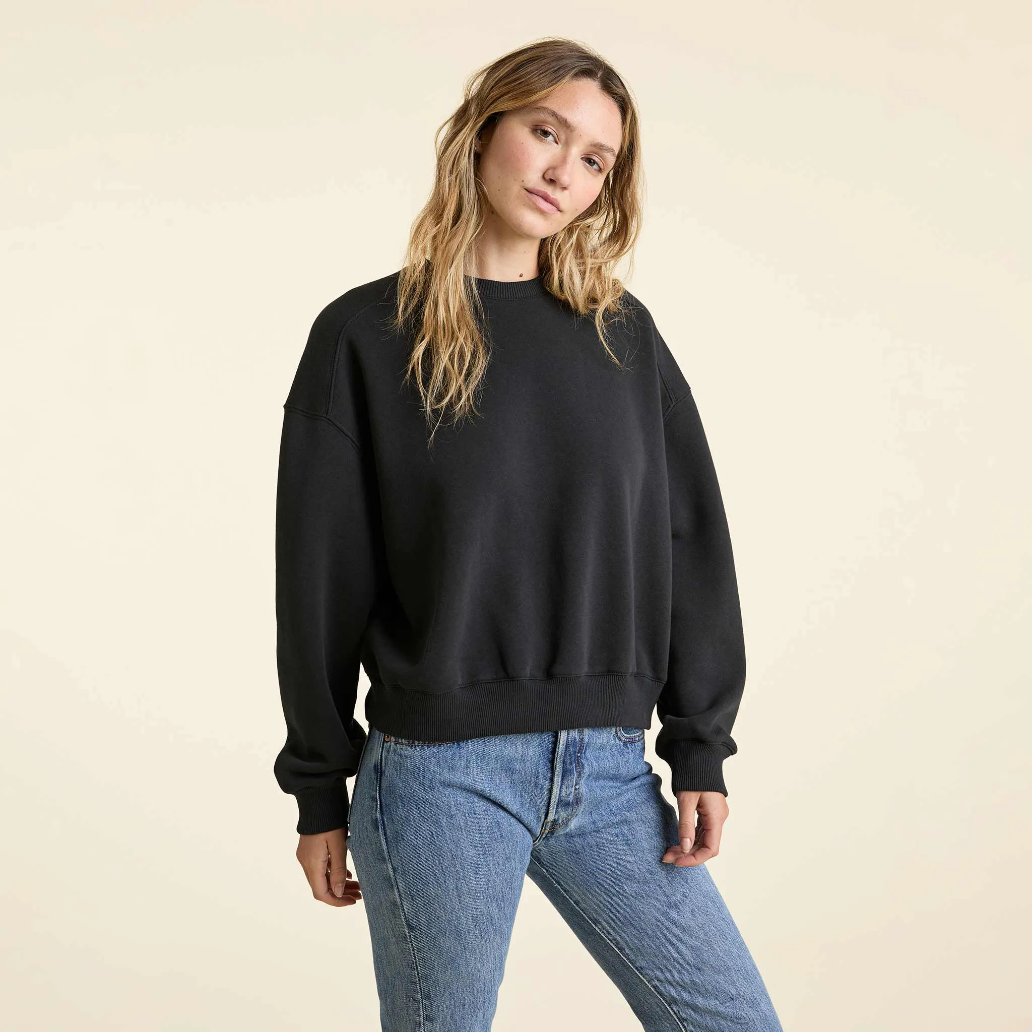 Classic Crewneck Sweatshirt | Black