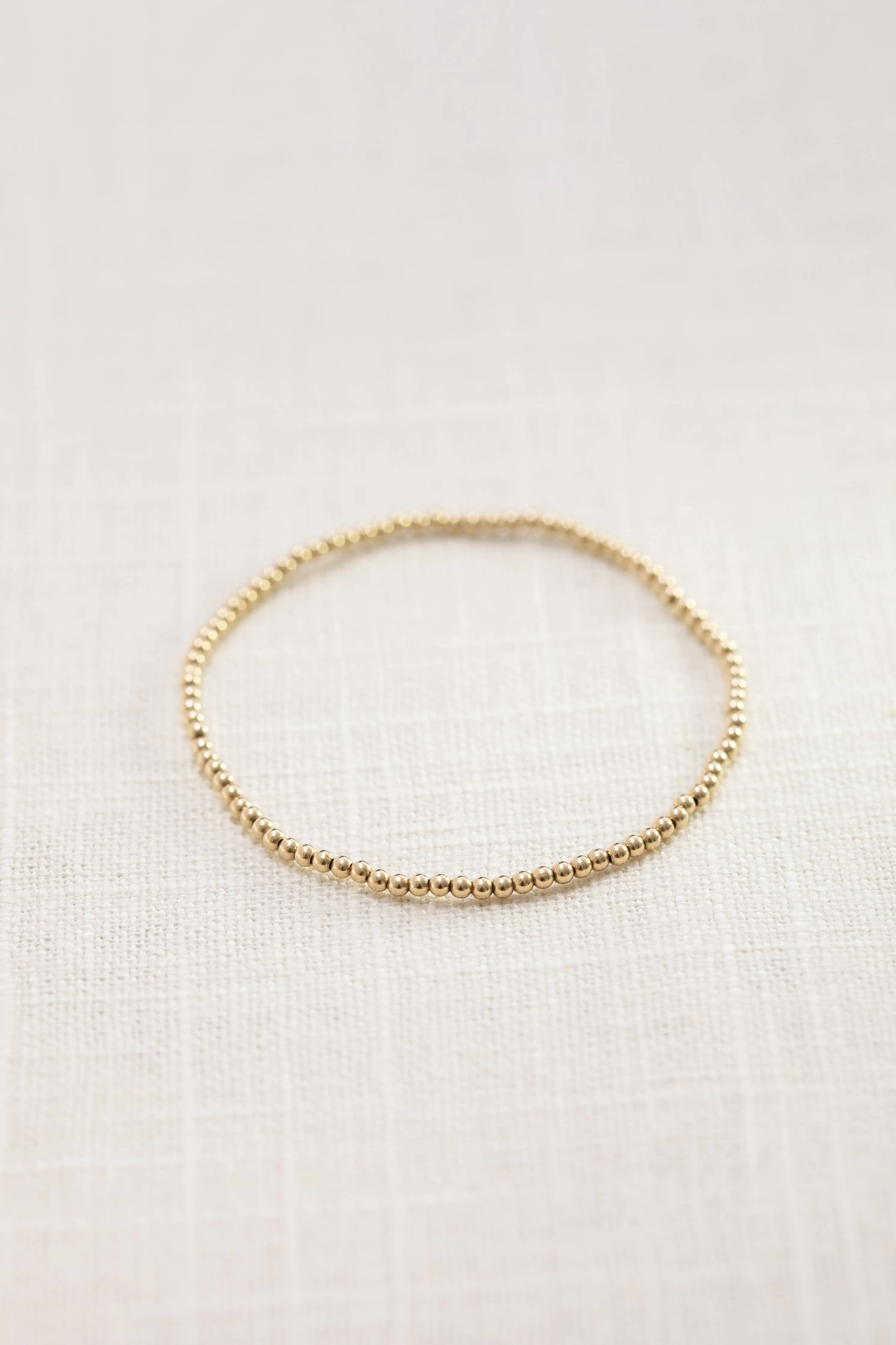 Coast and Cove - 3mm Gold Ball Bracelet