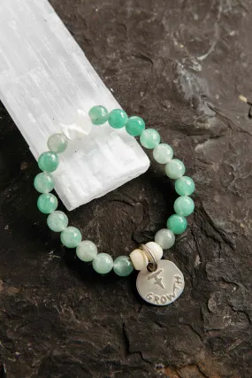 Committed to Your Growth Aventurine Bracelet