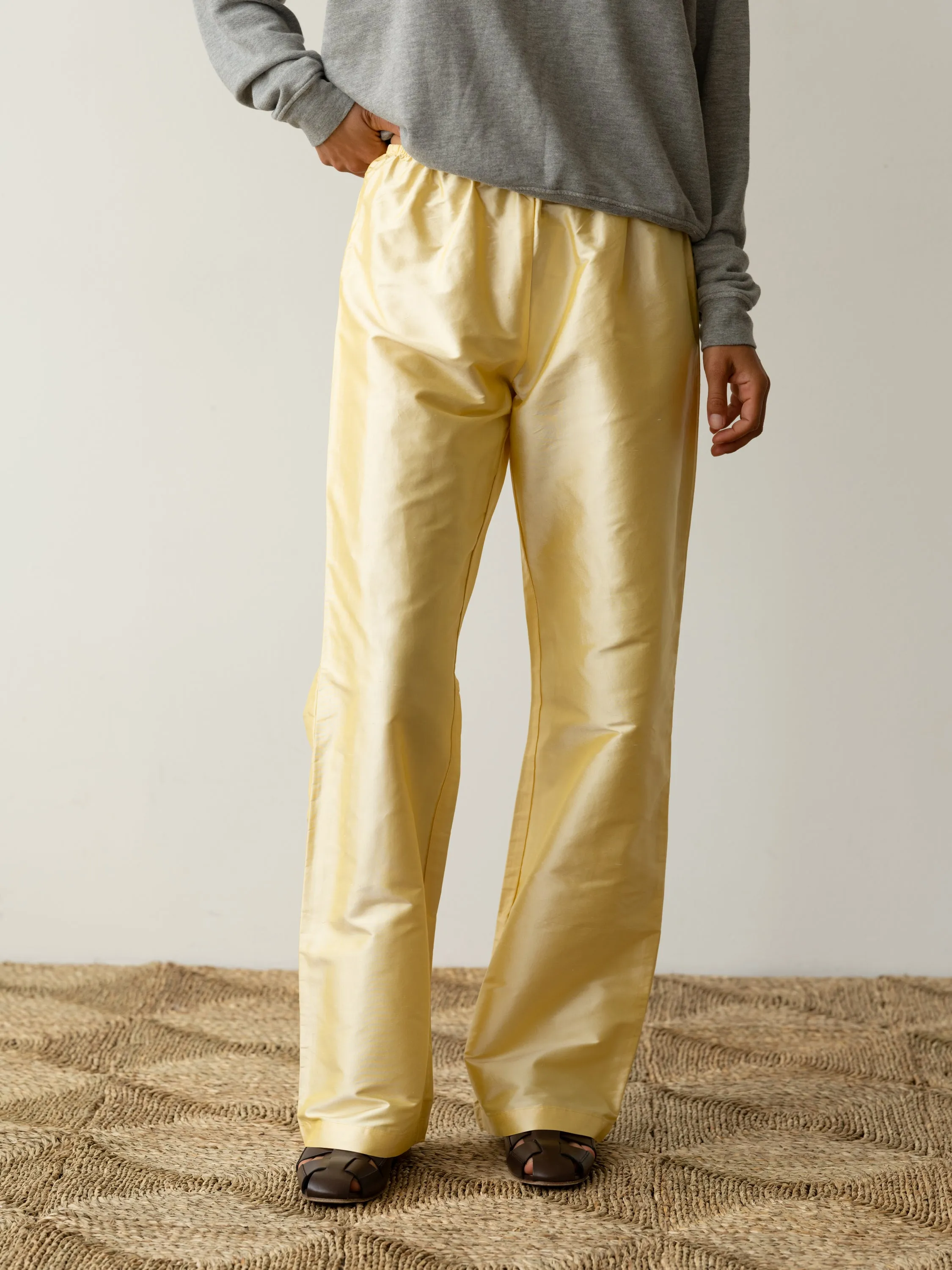 Corn Taffeta Pants