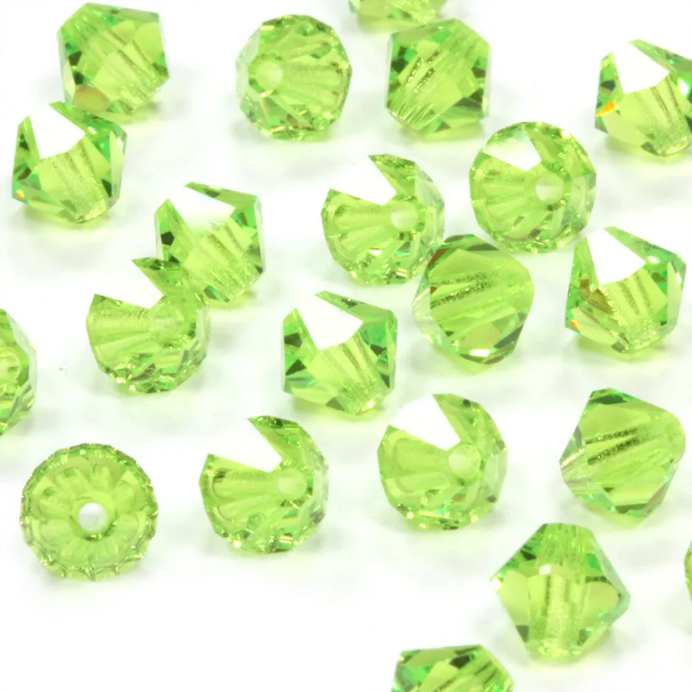 Crystal 5mm Bicone Green Bundle - Pack of 6