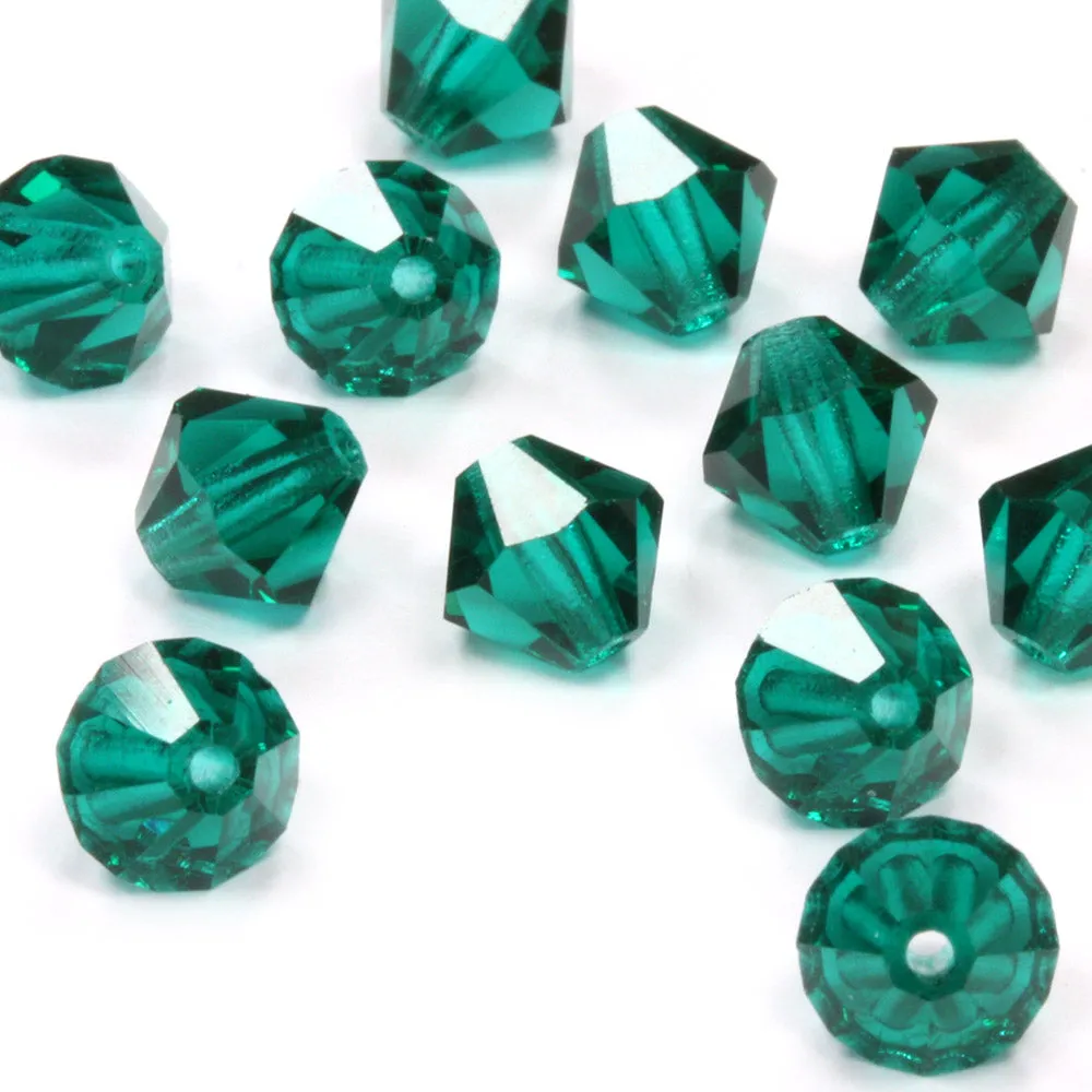 Crystal 5mm Bicone Green Bundle - Pack of 6