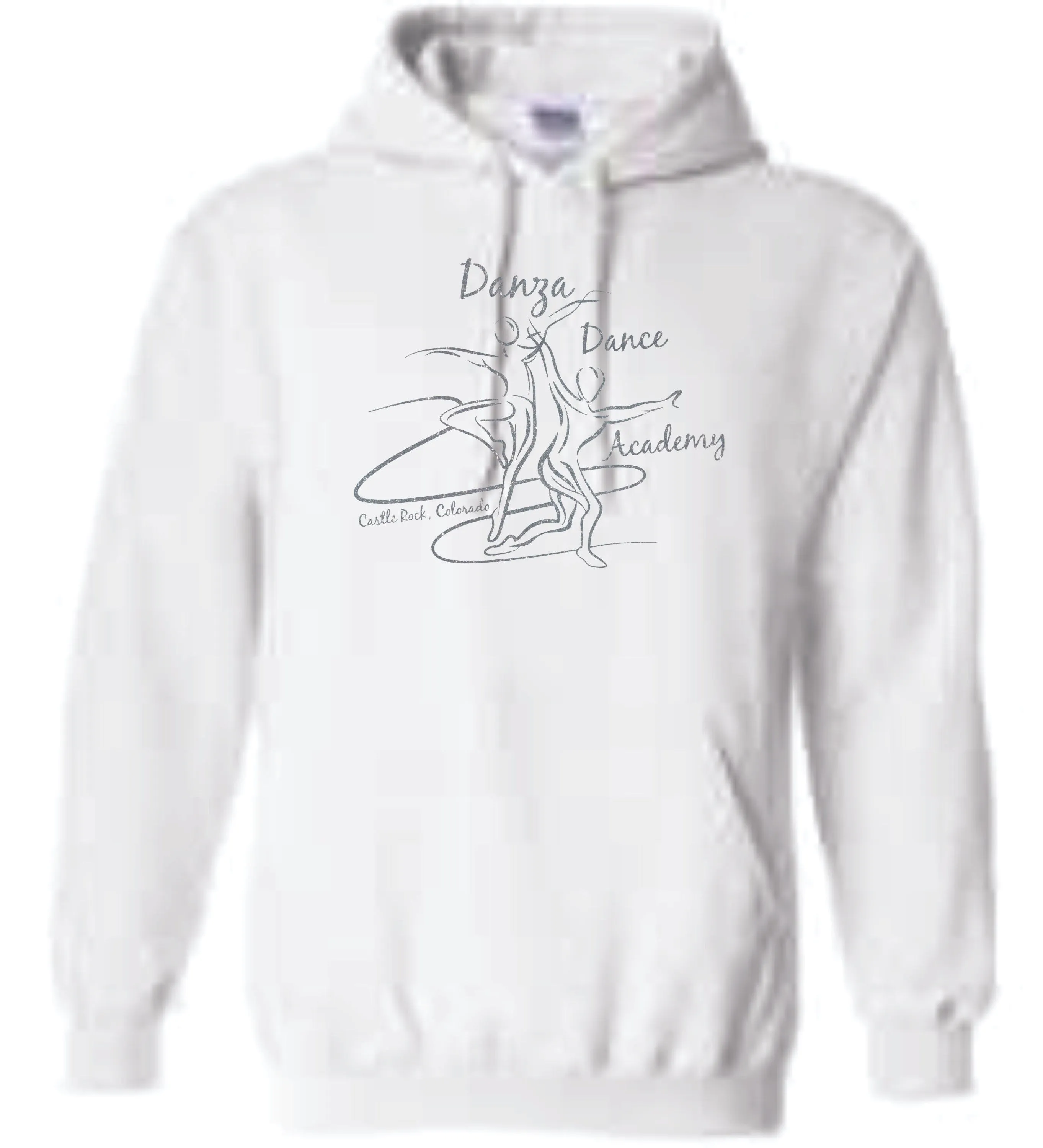 Danza Hooded Sweatshirt- Matte and Glitter