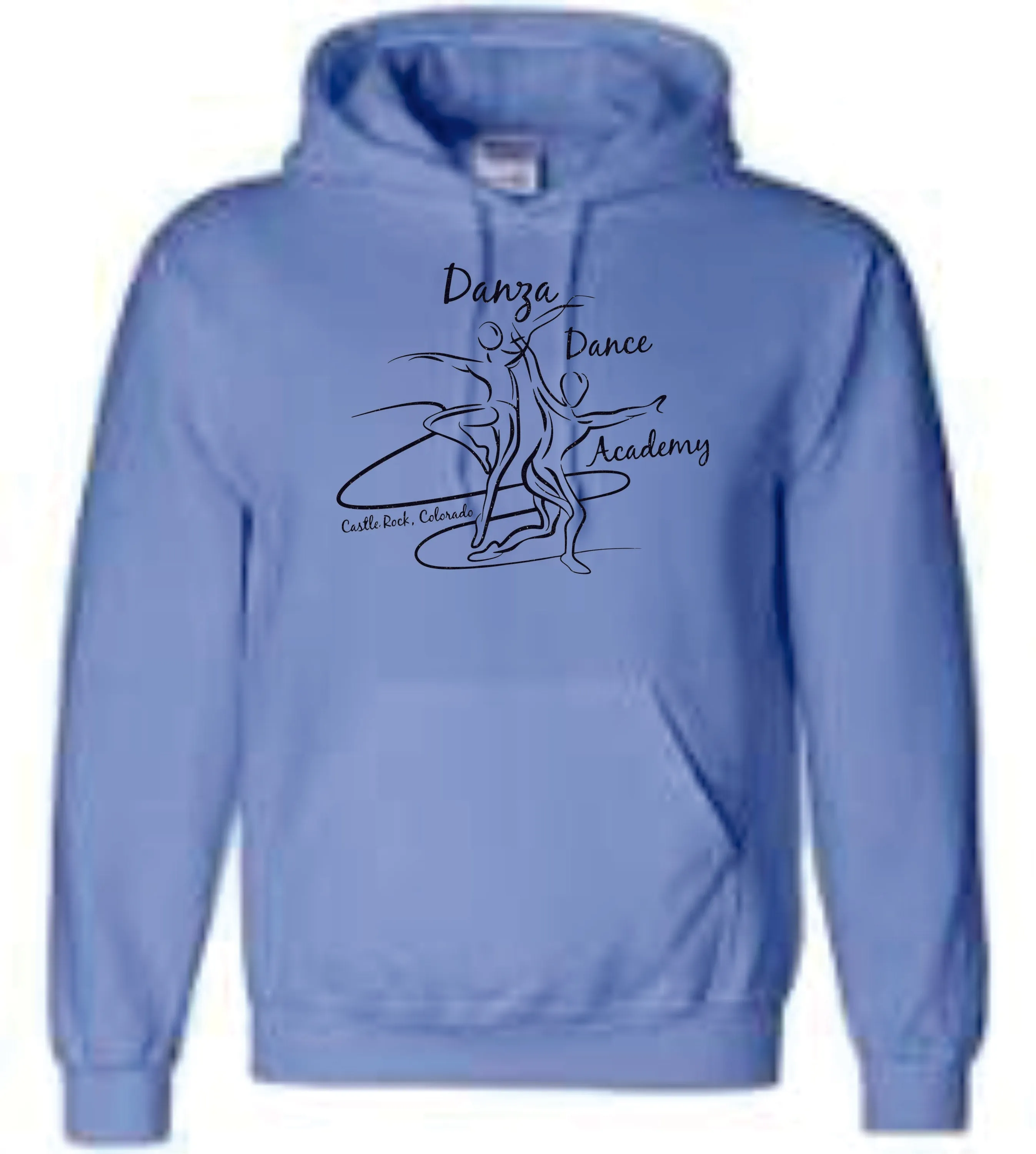 Danza Hooded Sweatshirt- Matte and Glitter