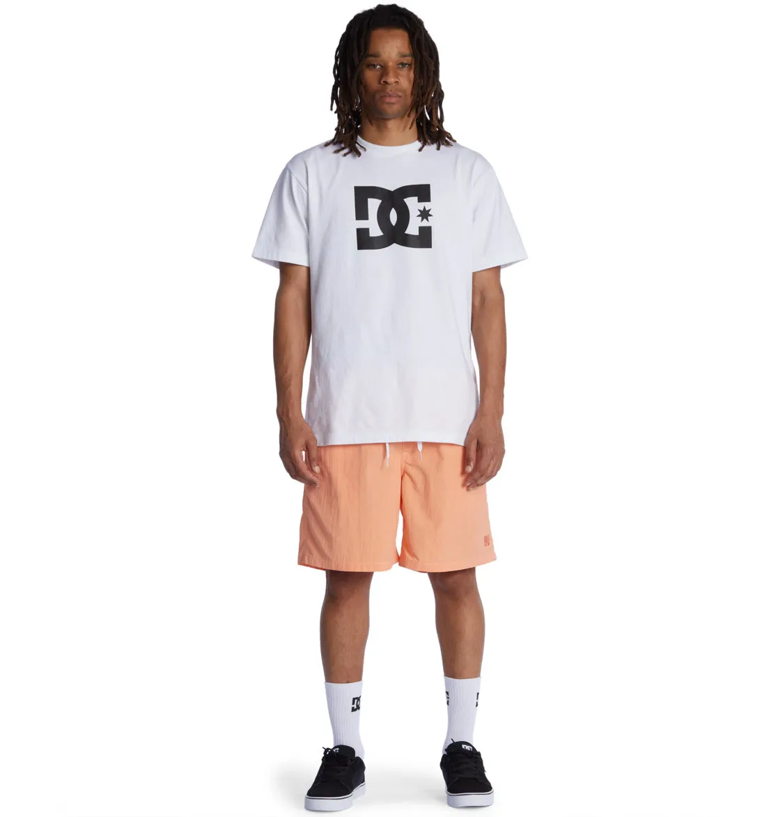 DC - WAYFORD - ELASTICATED SHORTS -  Papaya Punch