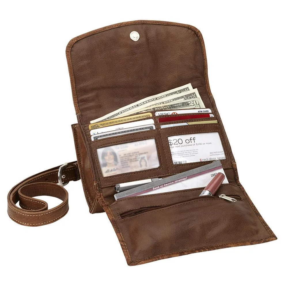 Desert Wildflower Texas Two-Step Crossbody Bag/Wallet