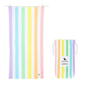 Dock & Bay Beach Towel Cabana Light Collection Xl - Unicorn Waves