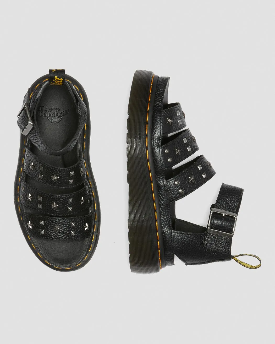 Dr. Martens Clarissa II Quad Black Milled Nappa   