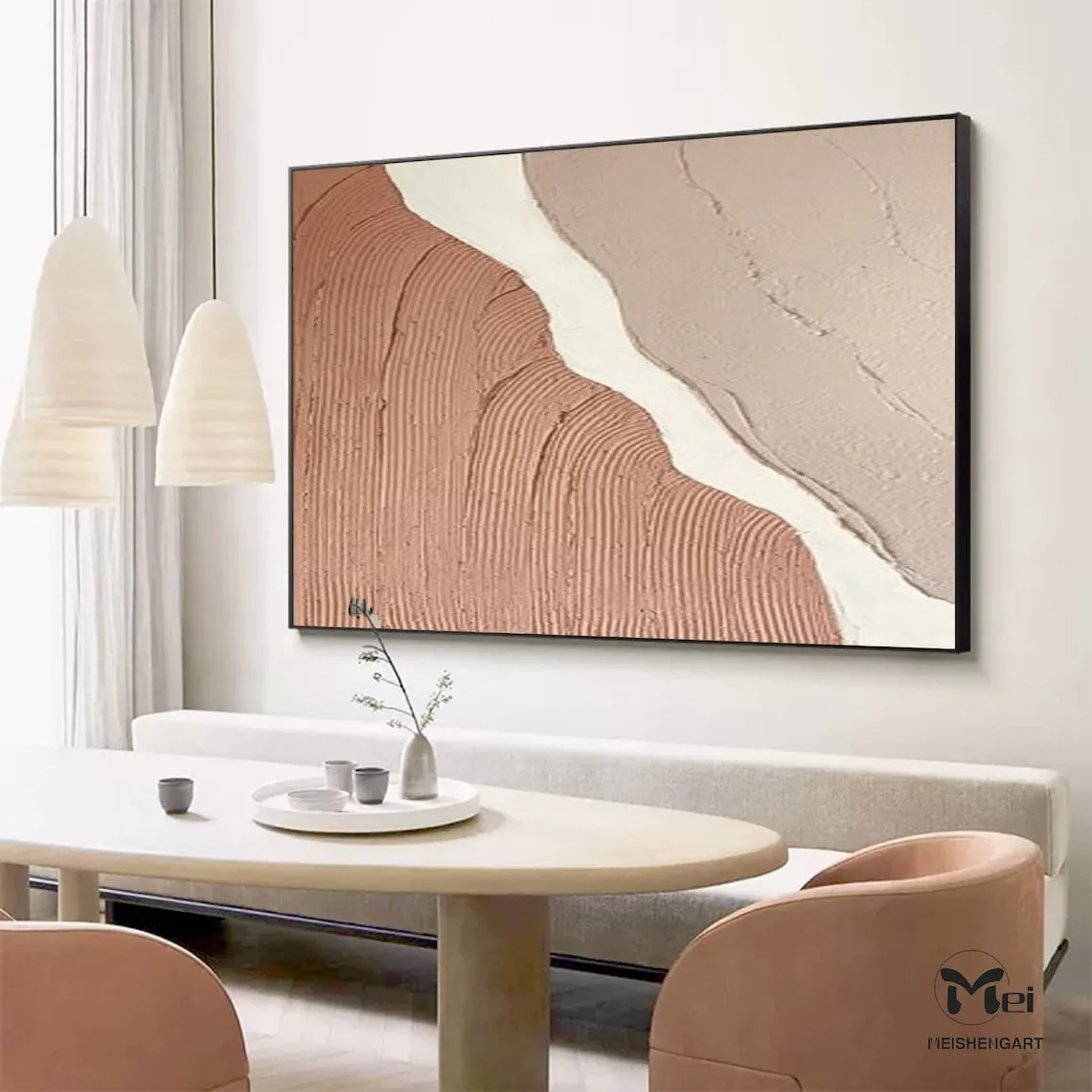 Earthen Contours Canvas