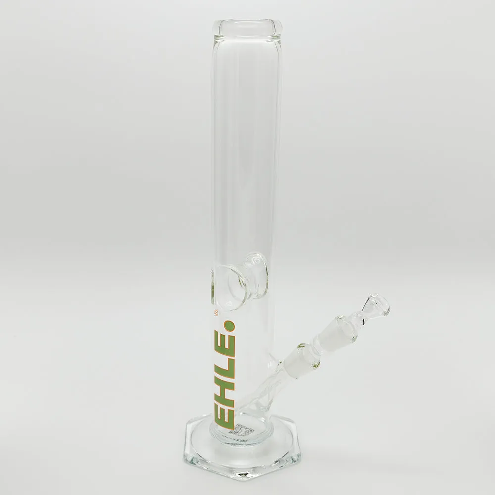 EHLE - Cylinder Ice Hole Glass Bong - Green