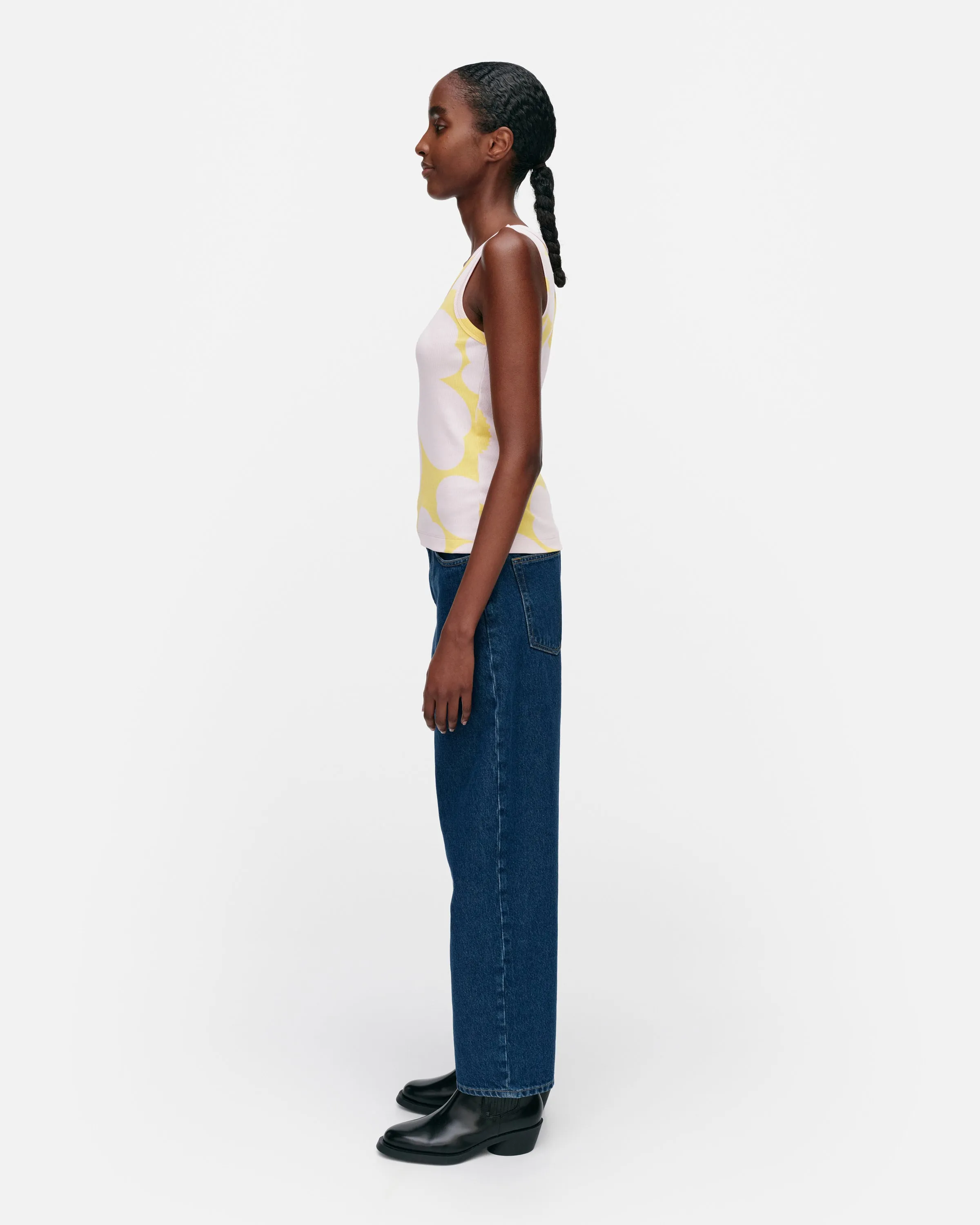 erkkeri unikko - rib tank top