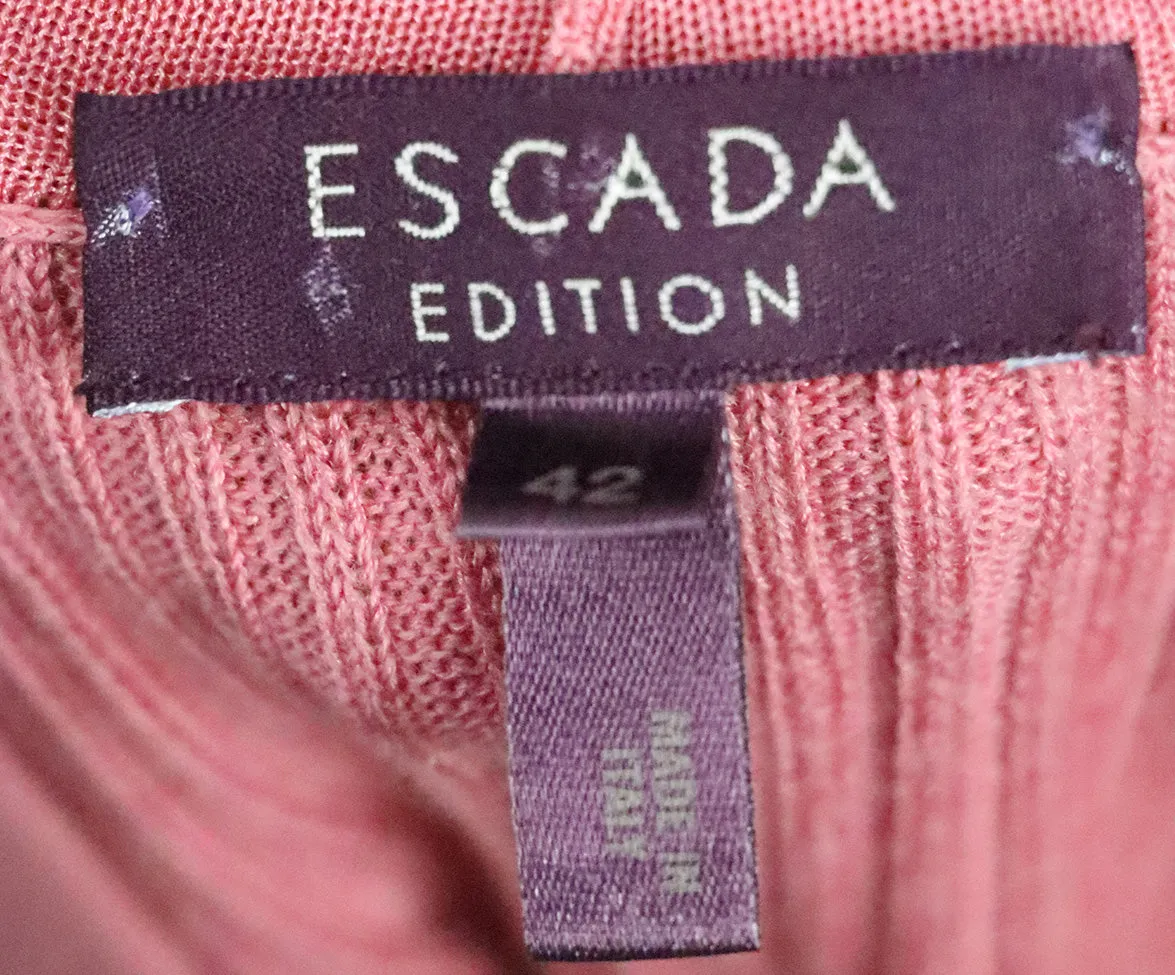 Escada Sport Pink Wool Cardigan sz 2