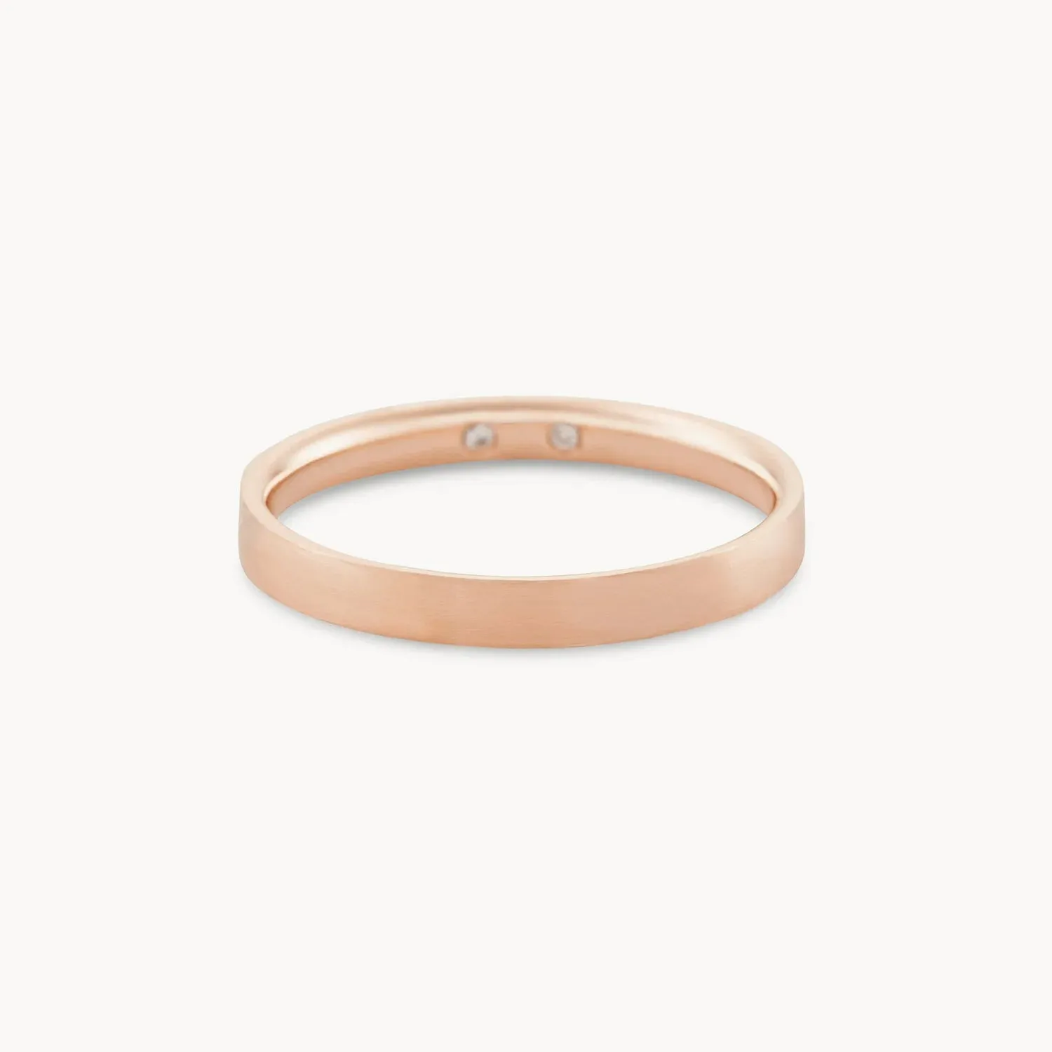 Everlast band polished - 14k rose gold, polished