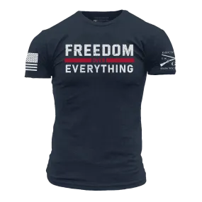 Freedom Over Everything T-Shirt - Midnight Navy