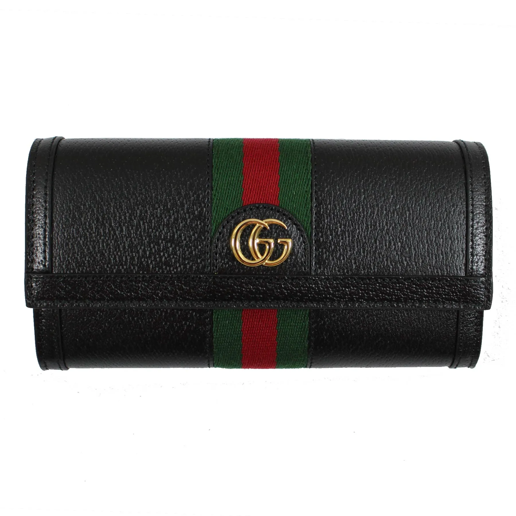 Gucci Leather Wallet Ophidia GG Black - Women Collection Accessories