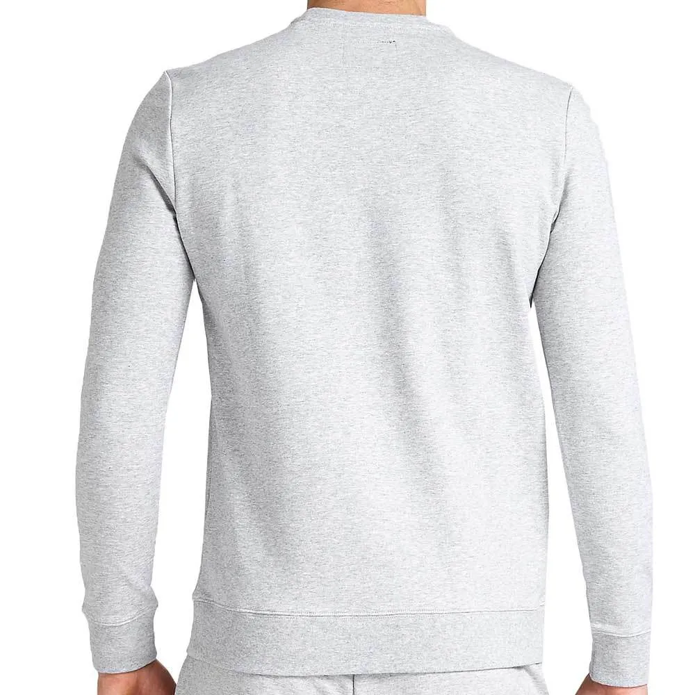 Guess Jared Logo Crew Neck Sweatshirt - Light Grey