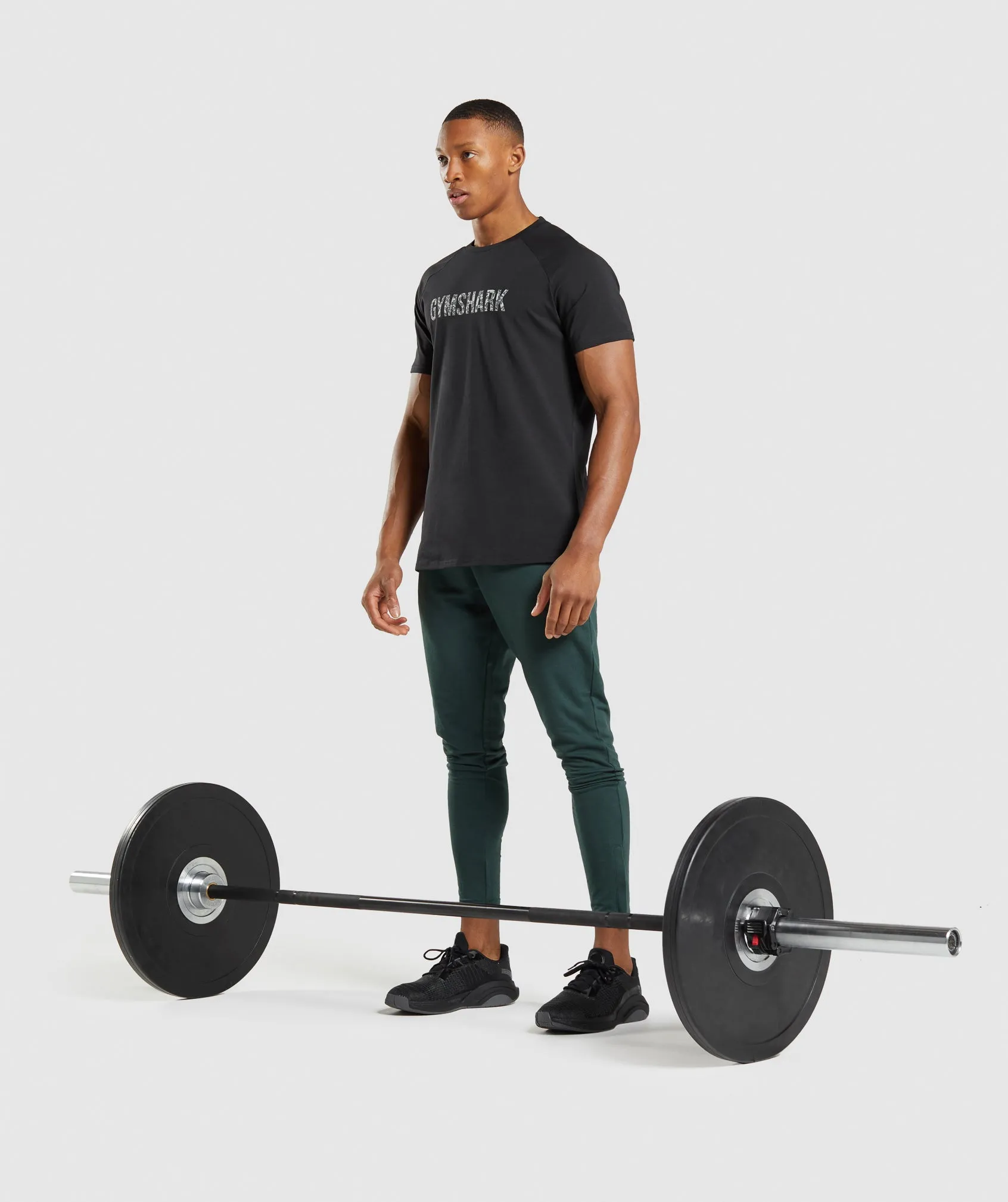 Gymshark Apollo Camo T-Shirt - Black