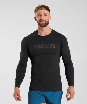 Gymshark Apollo Long Sleeve T-Shirt - Black