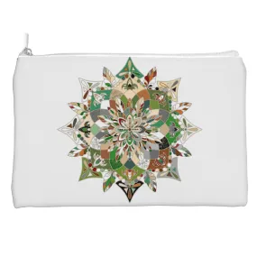 Hand-Drawn Mandala Art Clutch Bag - Mandala Art Design