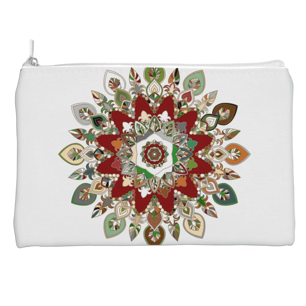 Hand-Drawn Mandala Art Clutch Bag - Mandala Art Design