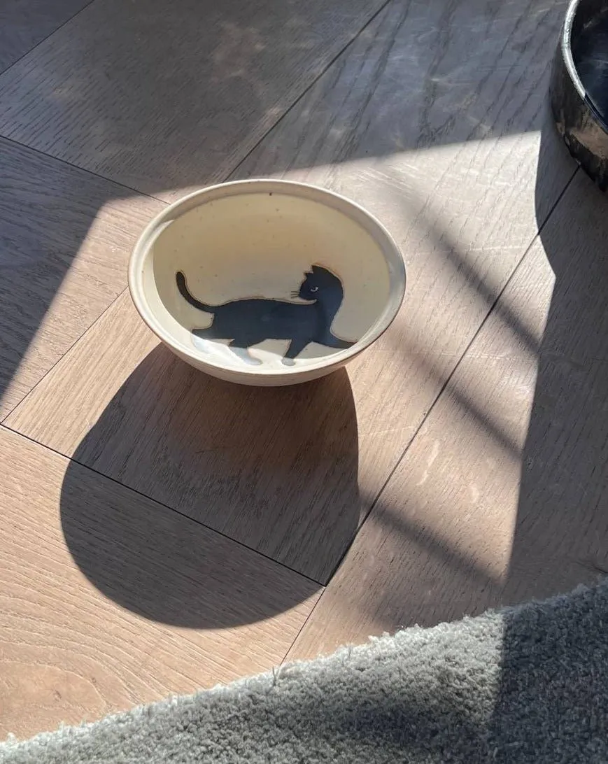 Handmade Bowl Cat Neko