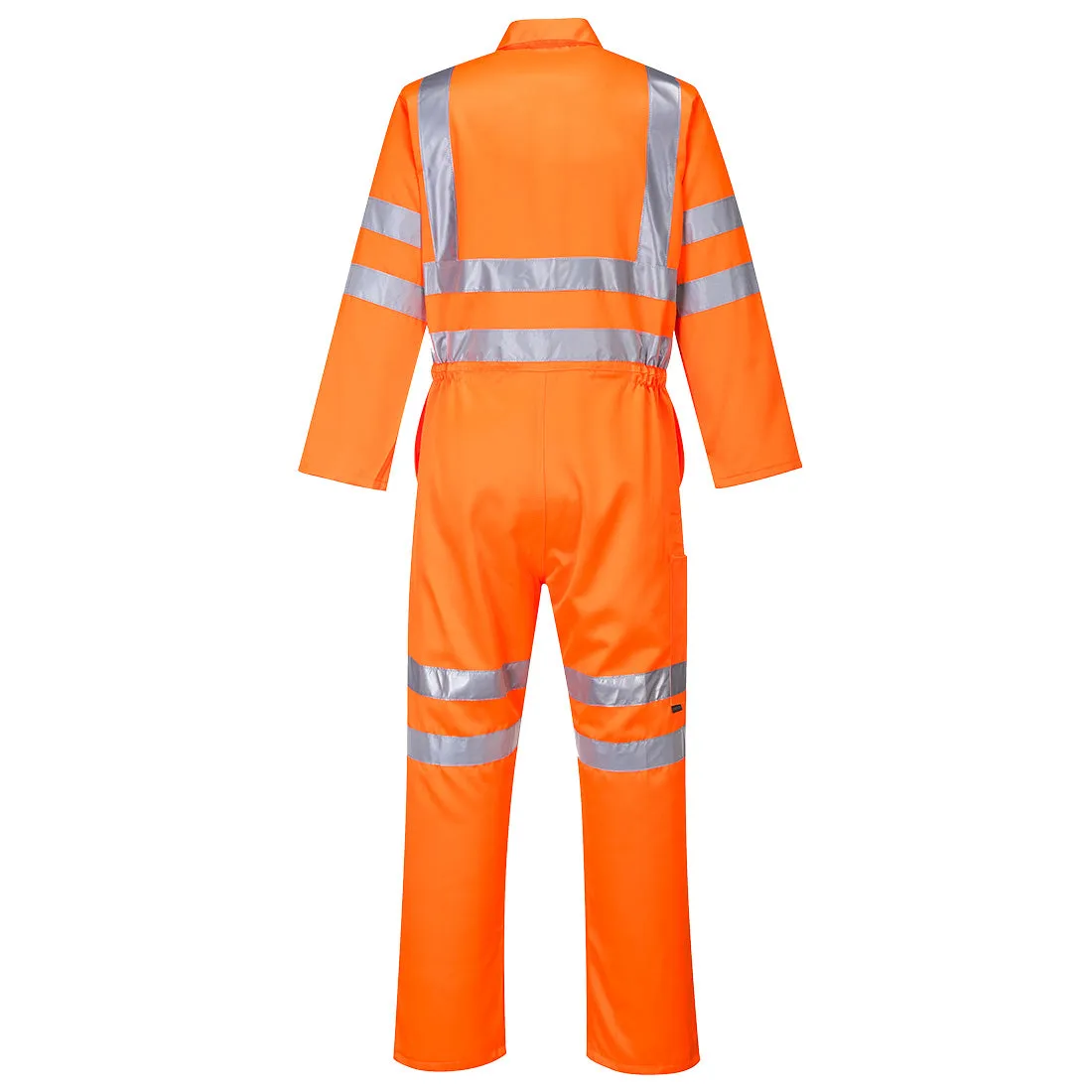 Hi-Vis Railtrack Poly Cotton Coverall - Orange